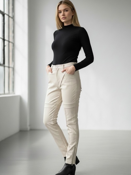 PrettyLittleThing Pants - NWT PrettyLittleThing Faux Leather Pant